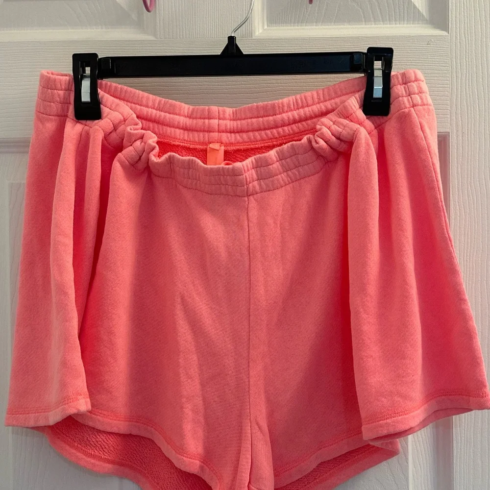 SKIMS Modal French Terry Coral Relaxed Shorts Size XL - Picture 3 of 8